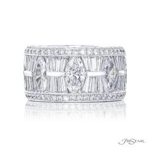 Marquise Cut Diamond Ring in Platinum