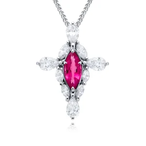 1.26 Ct Pear Cut Diamond Ring in Platinum