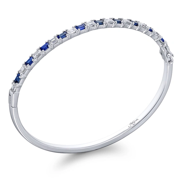 Emerald Cut Diamond Ring in 18K White Gold - Image 2