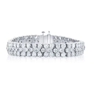 22.38 Ct Round Cut Diamond Ring in Platinum
