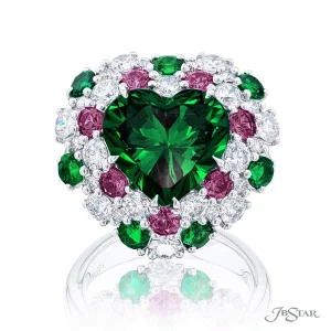 5.76 Ct Emerald Cut Diamond Ring in Platinum