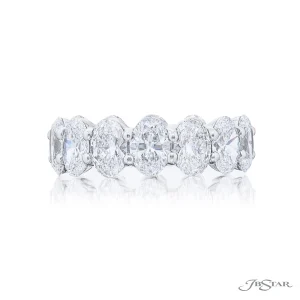 Oval Cut Diamond Ring in Platinum