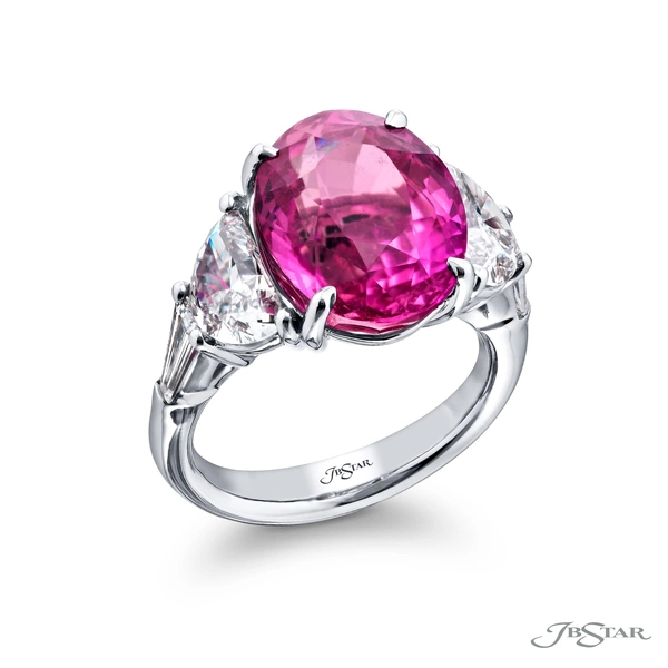 11.06 Ct Oval Cut Diamond Ring in Platinum - Image 2