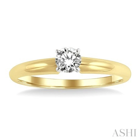 Round Shape Diamond Solitaire Ring - Image 2