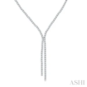 Diamond Tennis Y Necklace