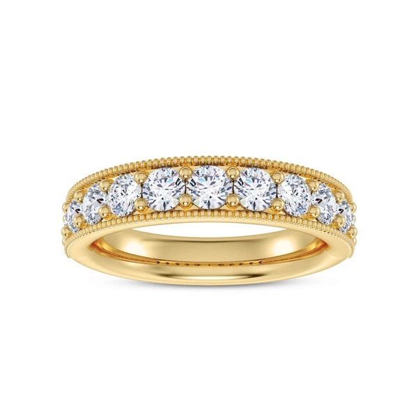 Diamond Band 1 ct tw 14k Yellow Gold - Image 2