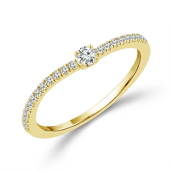 Diamond Band 0.63 ct tw 14k White Gold+14k Yellow Gold+14k Rose Gold - Image 4
