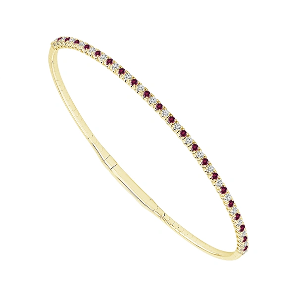 Diamond Bangle 0.25 ct tw 14k Yellow Gold