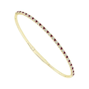 Diamond Bangle 0.25 ct tw 14k Yellow Gold
