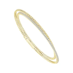 Diamond Bangle 0.75 ct tw 14k Yellow Gold