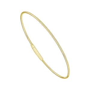 Tracer Bangle 14k Yellow Gold