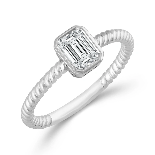 Diamond Solitaire Ring 0.50 ct tw 14k Yellow Gold - Image 2