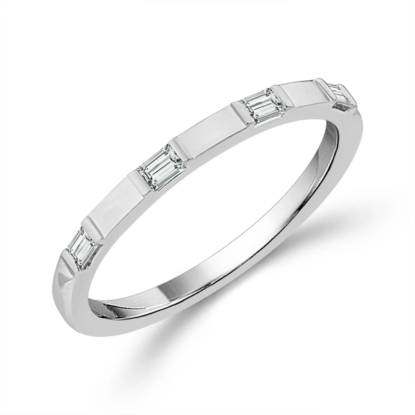 Diamond Band 0.40 ct tw 14k White Gold+14k Yellow Gold+14k Rose Gold - Image 3