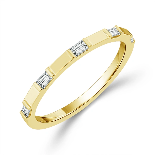 Diamond Band 0.40 ct tw 14k White Gold+14k Yellow Gold+14k Rose Gold - Image 4